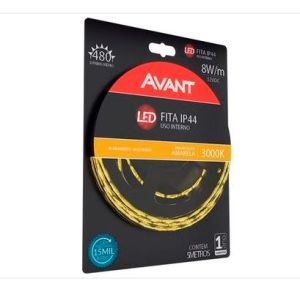 Fita de LED Avant NT-IP20 4,8W/m 5m 3000K Interna 12V Iluminação Decorativa