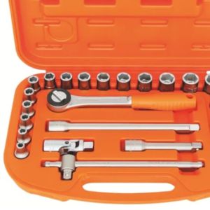 Jogo de Chaves Soquete 1/2" Techdrive Tramontina Pro 23 Peças