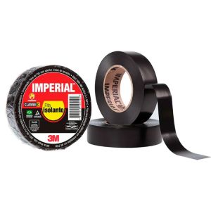 Fita Isolante 3M Imperial Preta 18mm x 20m