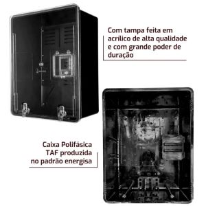 Caixa Medidor Polifásico ENERGISA CMD3 2T