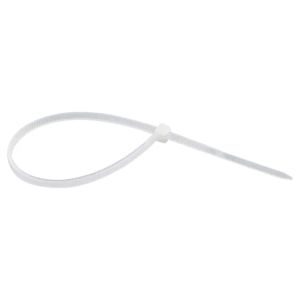 Abraçadeira de Nylon Nove54 280x4,8mm Branca Pct c/100 Uso Residencial e Industrial