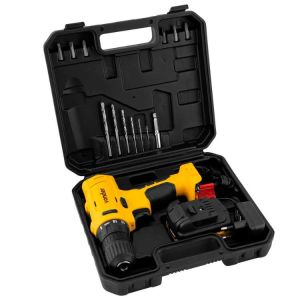 Parafusadeira/Furadeira Vonder PFV120 à Bateria 12V Bivolt Carregador+ Maleta