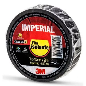 Fita Isolante 3M Imperial Preta 18mm x 20m