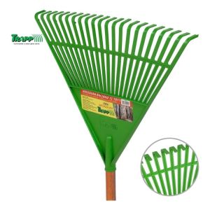 Rastelo Plástico 22 Dentes Trapp Verde FJ1011 Para Jardim