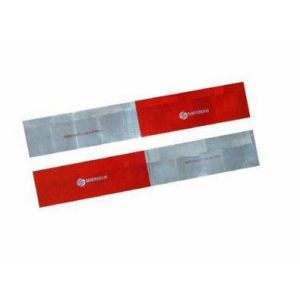 Faixa Refletiva 5x30cm Esquerda Sherman FX Car Universal