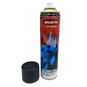 Tinta Spray Preto Brilhante Etaniz 400ml