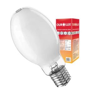 Lâmpada de Vapor de Sódio Ovoide E40 400W 2000K 220V - Ourolux