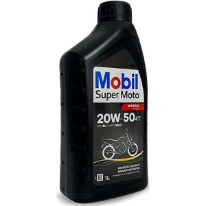Óleo Mobil Super Moto 20W-50 4T 1L | Proteção Motor e Embreagem