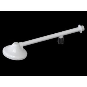 Chuveiro 5" Herc Branco com Braço e Registro 1/2" 30cm Alta Resistência