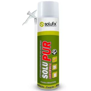 Espuma Expansiva Solufix 500ml Vedação Térmica e Acústica 340g