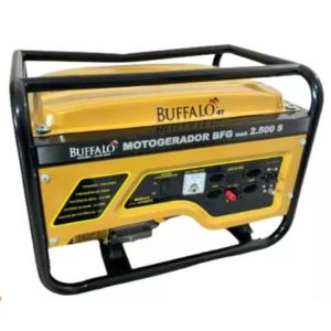 Gerador de Energia à Gasolina Buffalo 2,8KVA Monofásico 7CV Partida Elétrica BFGE60636
