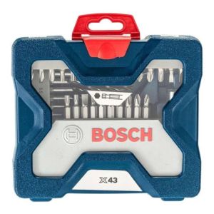 Kit Brocas Mala X-line P/ furar e parafusar 43PCS