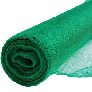 Tela de Proteção Verde Construção Civil  Rolo 50M Polietileno
