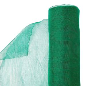 Tela de Proteção Verde Construção Civil  Rolo 50M Polietileno
