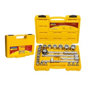 Jogo de Chaves Soquete Tramontina Master 1/2" 22 Peças 43600/022 - Estriado