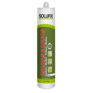Cola Veda Calha Solufix Cinza 380G
