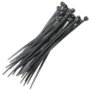 Abraçadeira de Nylon Nove54 400x4,8mm Preta Pct c/100 Uso Residencial e Profissional