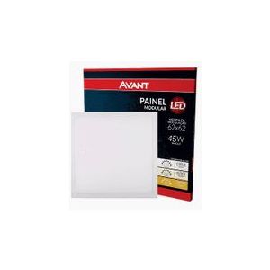 Plafon LED Avant Painel Modular Embutir 45W Branco Frio 6500K 62x62cm Bivolt