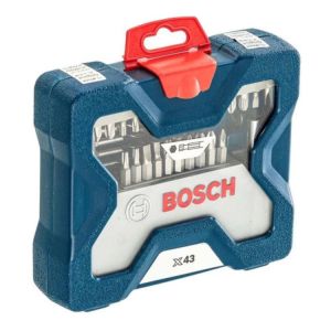 Kit Brocas Mala X-line P/ furar e parafusar 43PCS