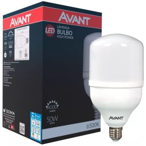 Lâmpada LED Avant 50W Bivolt 6500K E27 MG4000-B Alta Potência