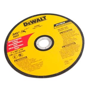 Disco de Corte Fino DEWALT 7" 1,6mm Inox | 8500 RPM  DW8065-AR
