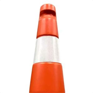 Cone de Sinalização Obra Tipo II 3,2kg Base Borracha