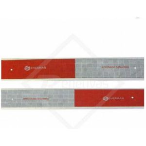 Faixa Refletiva 5x30cm Esquerda Sherman FX Car Universal