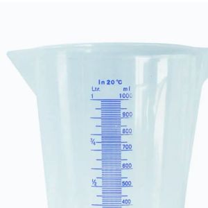 Jarra Calibradora para Óleo 2L Transparente com Escala em Relevo