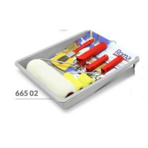 Kit Completo para Pintura Roma Flex 23cm com 7 Peças para Uso Doméstico e Profissional