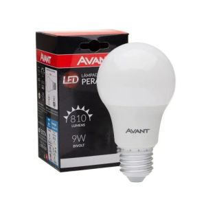 Lâmpadas Pera LED Avant 9W Bivolt Branco 6500K Base E27 - BR810-B