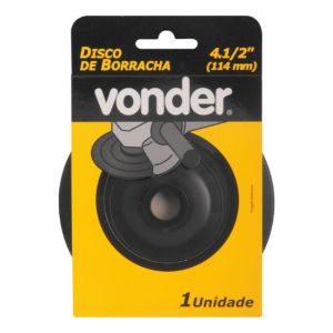 Suporte para Lixa 4.1/2" Vonder – PVC Sistema Fixa Fácil