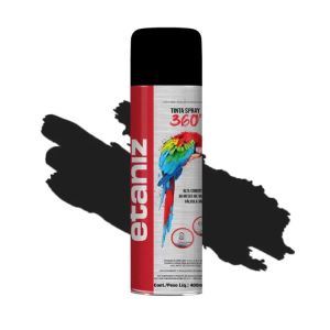 Tinta Spray Etaniz 400ml Preto Fosco Multiuso