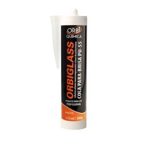 Adesivo PU55 Cola Parabrisa Orbi Química 310ml Preta