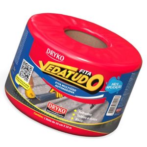 Manta Asfáltica Dryko Auto Adesiva Aluminizada 10cm x10m