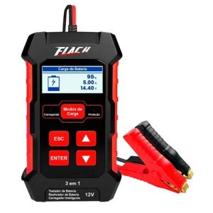 Testador de Bateria Flach TCF-2005 12V 5A com Carregador e Reativador Inteligente