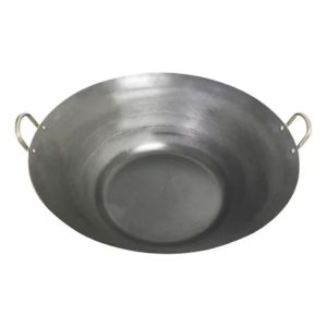 Tacho de Ferro Preto 59L com Alças de Ferro e Beira Alta